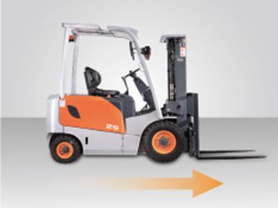 Electric 4 Wheel Counterbalance Forklift Trucks 