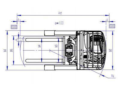 FRB 2,000kg Electric Reach Truck 