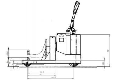 3,000-5,000kg Electric Tugger 