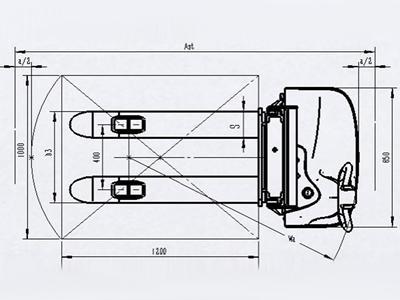 XEA 1,000-1,200kg Electric Lift Stacker 