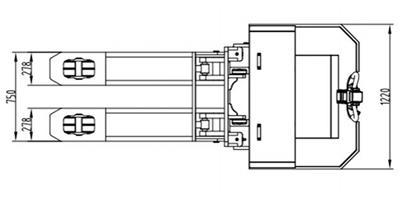 10,000kg Heavy Duty Electric Pallet Jack Truck 